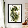 (Big Size)Dragon - 11CT Stamped Cross Stitch - 50*70cm