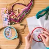 Cartoon Bear Embroidery Floss Row Line Board Cross Stitch Thread Holder