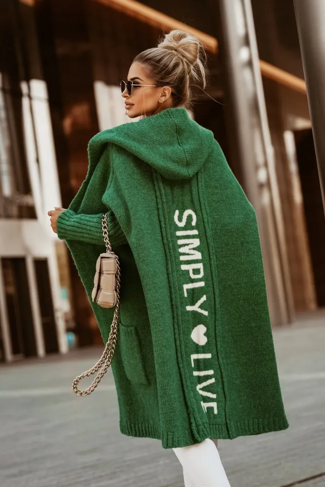 Athvotar Athvotar Sweater Cardigan Long Letter Knitted Loose Knit Coat Woman In Autumn/Winter 2025