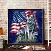Wolf - Full Round Diamond Painting 30x30CM