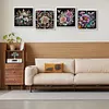 (US Local)4Pack Flower-Special Shaped Diamond Painting Kit(30x30cm)