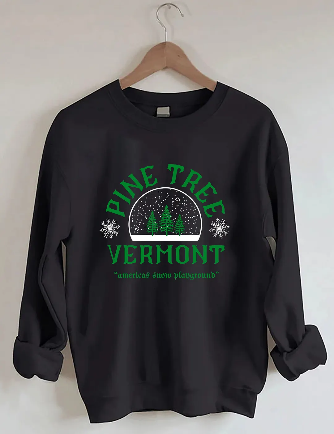 Pine Tree Vermont Christmas Sweatshirt