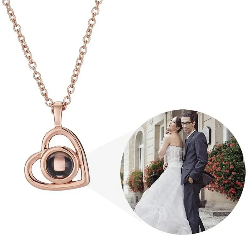 Personalized Heart Photo Necklace Please upload your photo first, and then place an order, we will send it to you after making it