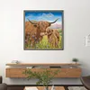 >SALE<Full Embroidery Eco-cotton Thread 14CT Counted Yak Cross Stitch Kit 40x40cm