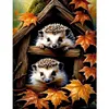 Woodland Hedgehog-Full Square Diamond Painting