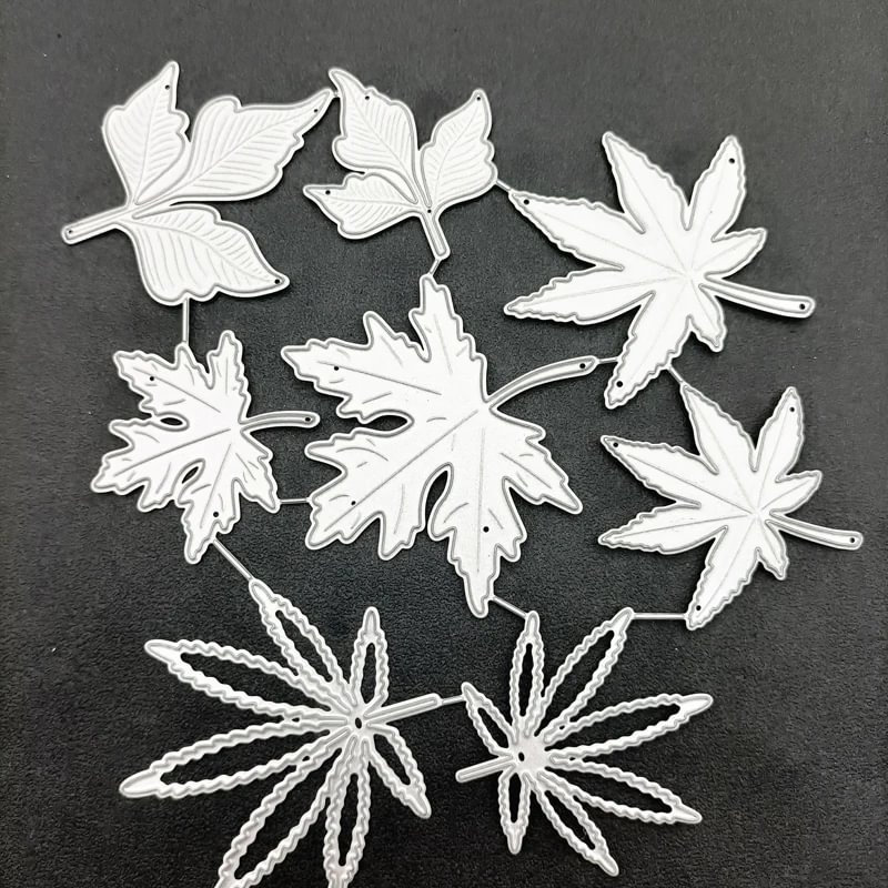 Athvotar Leaves Frame Metal Cutting Dies DIY Scrapbooking Photo Album Decorative Embossing Stencil Paper Card Crafts