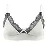 Men's Sissy Lingerie Lace Underwear Floral Bra Bowknot Strappy Bra Top Crossdressing Nightwear