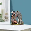 5D DIY Special Shape Diamond Painting Desk Ornament Indian Decor Kit