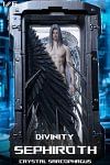 Sephiroth in the Crystal with LED - (FF7) Final Fantasy VII Resin Statue - Initial Fantasy Studio