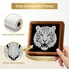 12pcs/set Unframed Pearl Painting Canvas Art Handmade Pearl Material Art Kit Living Room Decor (15x15cm)