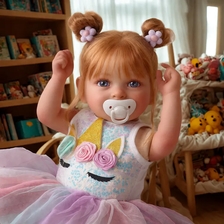 Babeside Smiling Reborn Baby Doreen 20''  Toddler Girl Building Lovely Memories with Heartbeat Coos and Breath