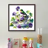 Bird Teacup-14CT Counted Cross Stitch Kit(40x40cm)