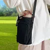 Crossbody Water Bottle Bag Adjustable Strap with Front Pocket for Hiking Camping