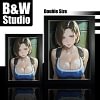 Jill Valentine Decorative Painting - Resident Evil - B&W Studio