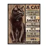 Words Cat-11CT Stamped Cross Stitch 40*50cm