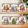 6Pcs Diamond Painting Christmas Cat Greeting Cards Christmas Cards