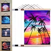 Magnetic Light Wood Wooden Frame Hanger for Photo Picutre Canvas Artwork Art Print Wall Hanging DIY Diamond Art Accessories