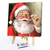 Santa Claus-Paint by Numbers Acrylic Painting     20*20cm