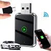 2 in 1 Wireless CarPlay Android Auto Adapter Plug & Play for Factory Wired Cars