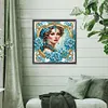 (Multi-Style)Noble Lady-Partial Special Shaped Diamond Painting 30*30CM