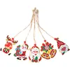 Diamond Painting Double-sided Christmas Pendant Xmas Trees