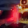 RGB LED Flashlight Rechargeable Flashlight 680 Lumens Work Light with Side Light
