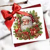 6PCS Diamond Painting Christmas Greeting Cards Congratulations Cards