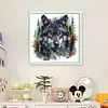 Forest Wolf - 11CT Stamped Cross Stitch - 50*50cm - Animal