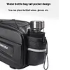 Bike Rear Rack Bag Waterproof Hard Shell Bicycle Pannier Bag for MTB Road Bike