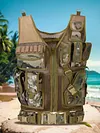 Nylon Molle Vest Adjustable Combat Body Armor Vests Multi-Pocket Hunting Vest