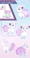 1/20 Scale World Zukan Sunset Card ver. Lillie & Ice Vulpix - Pokemon Resin Statue - QN Studios