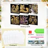 (US Local)6pcs Diamond Painting Greeting Cards DIY Diamond Art Cards for Adults (Cat)