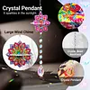 3D Mandala DIY Crystal Prism Teardrop Pendant Hanging Diamond Painting Suncatcher Kit