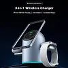Multifunctional 3-in-1 Wireless Charger with Bluetooth Speaker Mag-Safe Magnetic Wireless Charging Station