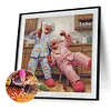 Grand-M&egrave;re Mignonne-Peinture Diamant De Forme Sp&eacute;ciale-30*30CM