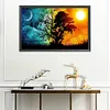 Silhouette Tree - 11CT Stamped Cross Stitch - 35*50cm - Natural