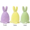 Flocked Easter Decorations Bunny Honeycomb Ornament DIY Table Centerpiece Set Ornaments for Spring Home Holiday