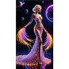 Diamond Painting-DIY Crystal Rhinestone Galaxy Gown Lady(40x70cm)