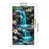 (US Local)Waterfall-11CT Stamped Cross Stitch Kit(40x70cm)
