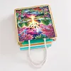 Diamond Painting Stream Dawn Scene Tote Bag Handbag