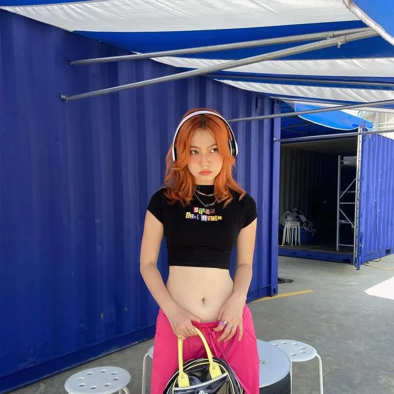Brownm That B*tch Crop Top