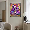 Diamond Painting -5D Full Round Drill Barber Skull(40x50cm)