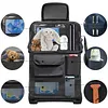 Car Backseat Organizer with Foldable Table Tray Seat Back Protectors Kick Mats