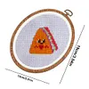 (US Local)Oval Embroidery Hoops Imitated Wood Embroidery Display Frame for Quilting