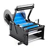 [US Local Warehouse] Manual Labeling Machine with Handle Adjustable Bottle Label Applicator for Glass Metal Round Bottles Diameter 0.59-4.72 inches