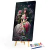 Flower Girl-Paint by Numbers Acrylic Painting 40*60cm