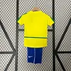 2002 Retro KIDS Brazil Home Football Shirt 1:1 Thai Quality
