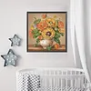 >SALE<5D DIY Partial Special Shaped Drill Diamond Painting Poppy Flowers Decor 30x30cm