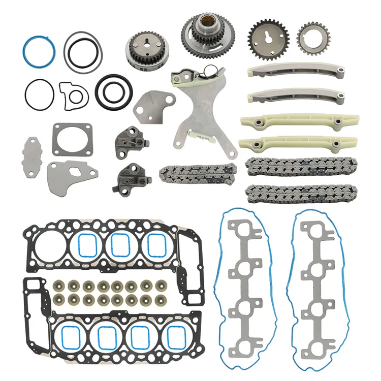 SEBLAFF Timing Chain Kit Engine Head Gasket Set Replacement for 2004 2005 2006 2007 Dakota Durango Commander Ram 1500 Grand Cherokee Raider HS8-30401 53020679 53020778