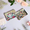 2pcs DIY Diamond Art Diamond Dot Card Pack Diamond Painting Coin Pouch (White Cat)